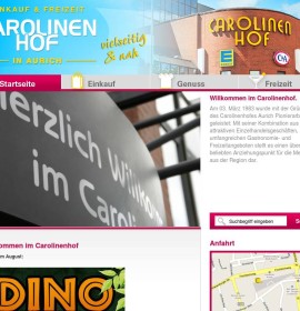 Carolinenhof – shopping center in Aurich, Germany