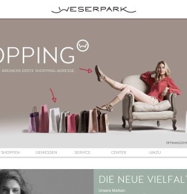 Weserpark – shopping center in Bremen, Germany